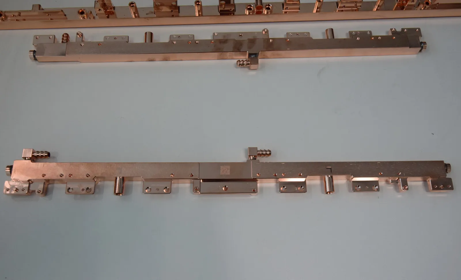 custom water cooling deep hole grinding manifold