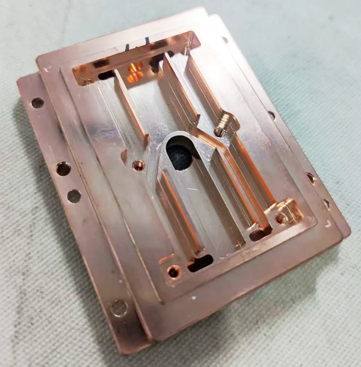 custom copper cnc waterblock