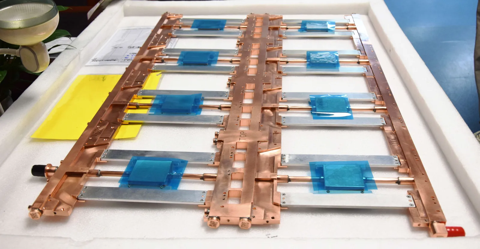 Copper Liquid cold plates for high power data center GB300 series